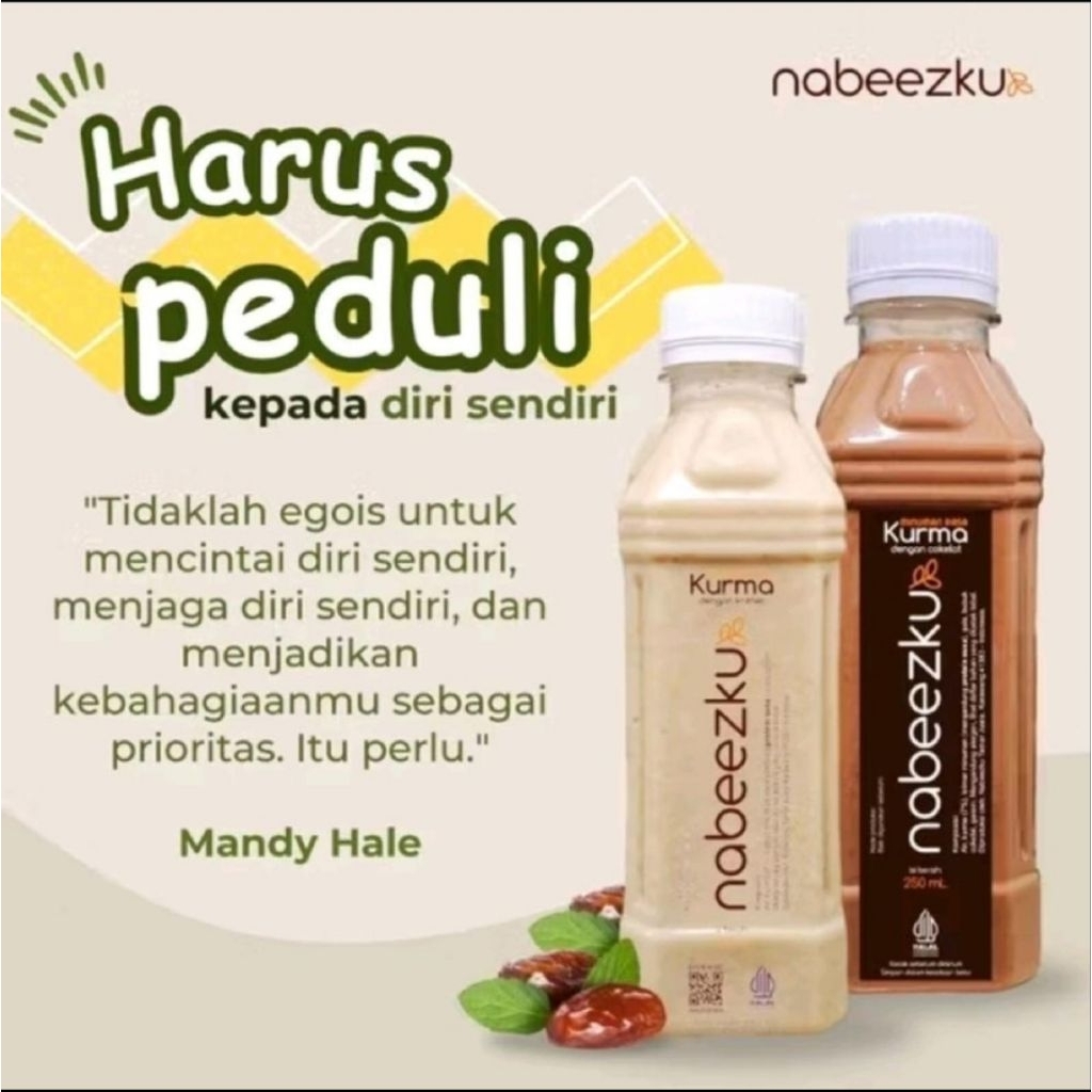 Jus Kurma Nabeezku Creamy dan Coklat