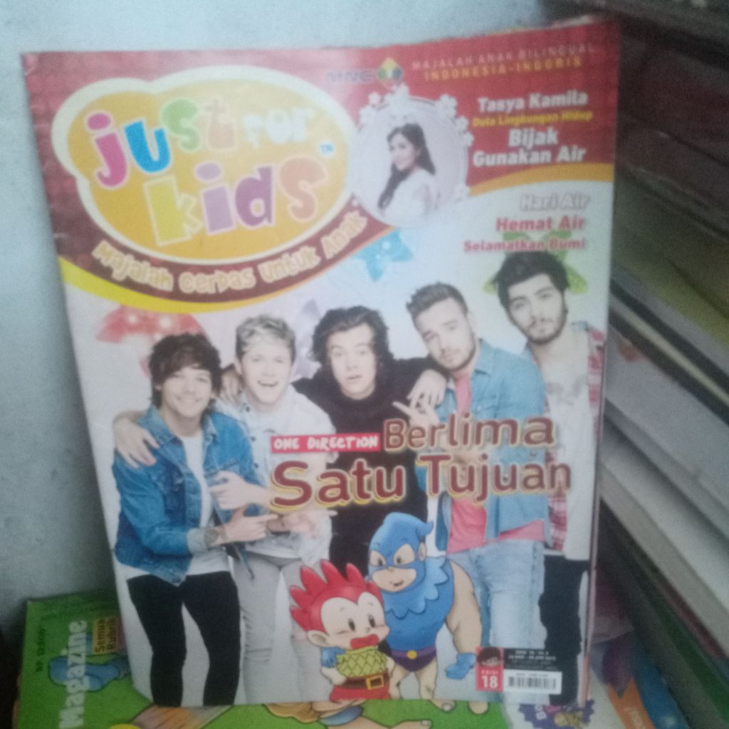 buku majalah just for kids Berlima satu tujuan