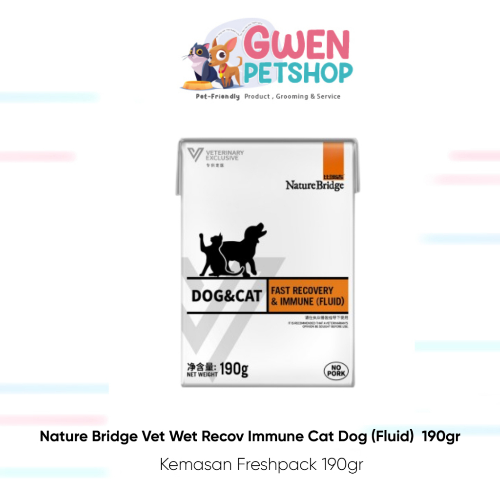 Nature Bridge Vet Recovery & Immune FLUID 190gr