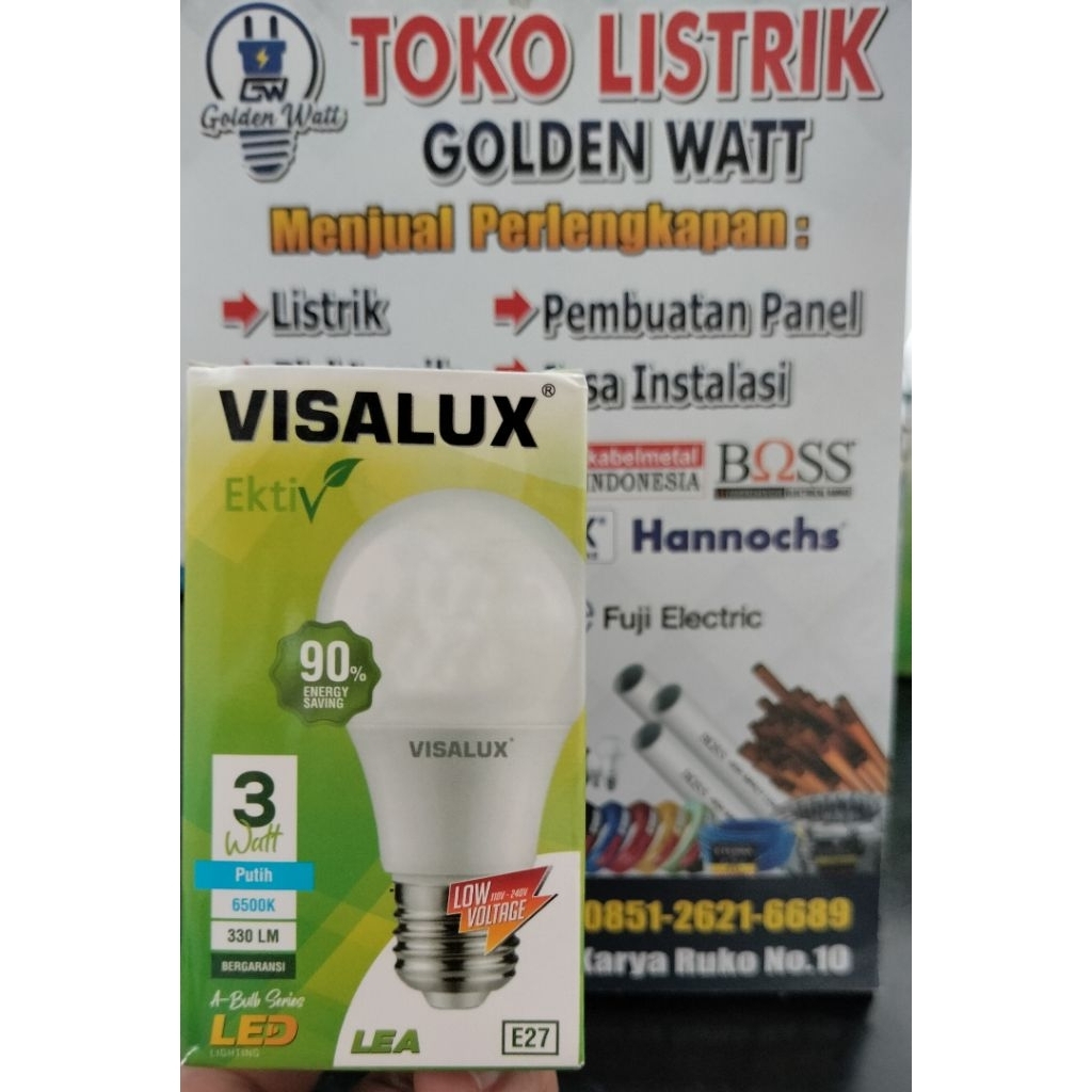 Lampu Visalux LEA 3 Watt / Visalux 3Watt/Lampu 3 Watt LED A- Bulb Series