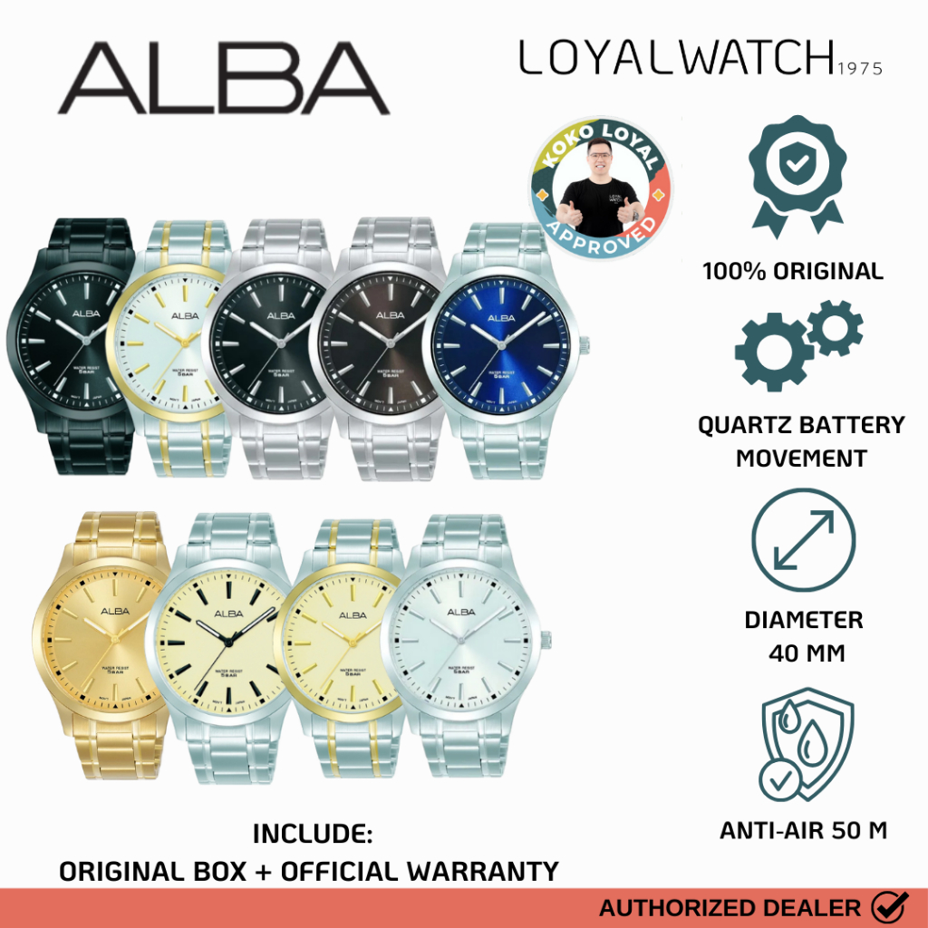 Jam Tangan Alba Analog Pria ARX010 ARX015 ARX013 ARX005 ARX008 ARX011 ARX017 ARX020 ARX021 Stainless
