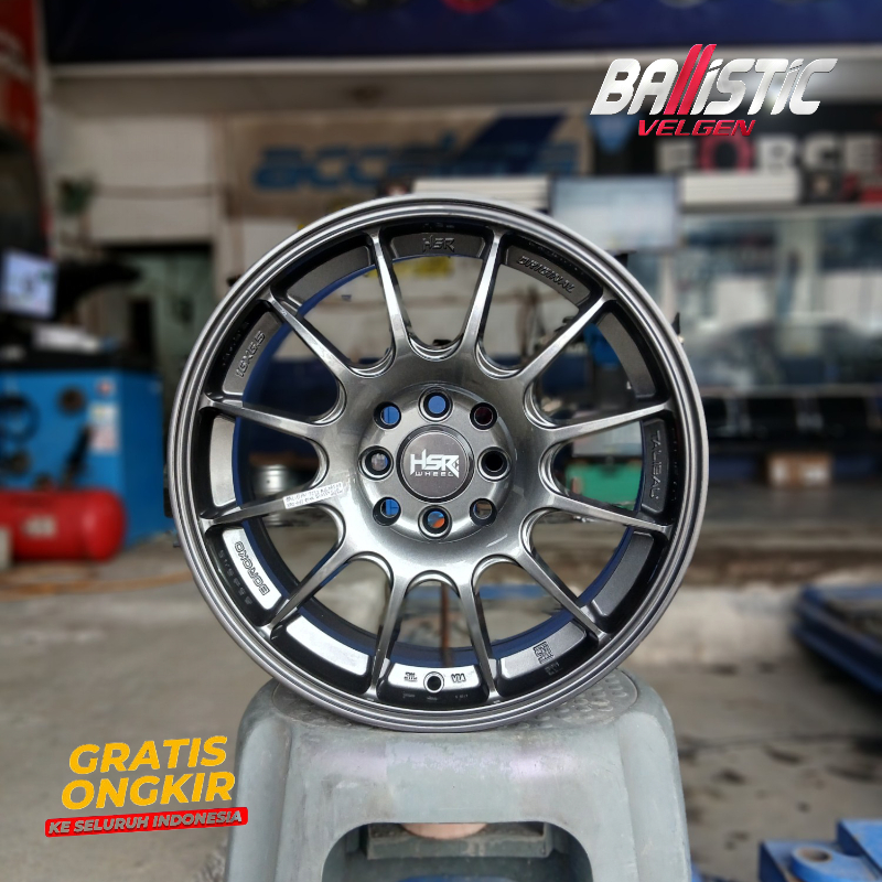 Velg Ring 16 Buat Mobil VinFast Mazda2 Mobilio R16X65 ET42 Velg Racing HSR Wheel Talibau - HSR TEGAL