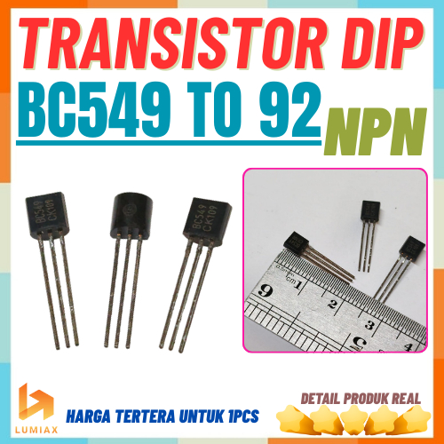 ORIGINAL TRANSISTOR BC 549 BC549 TO 92 NPN TR Transistor BC549 npn