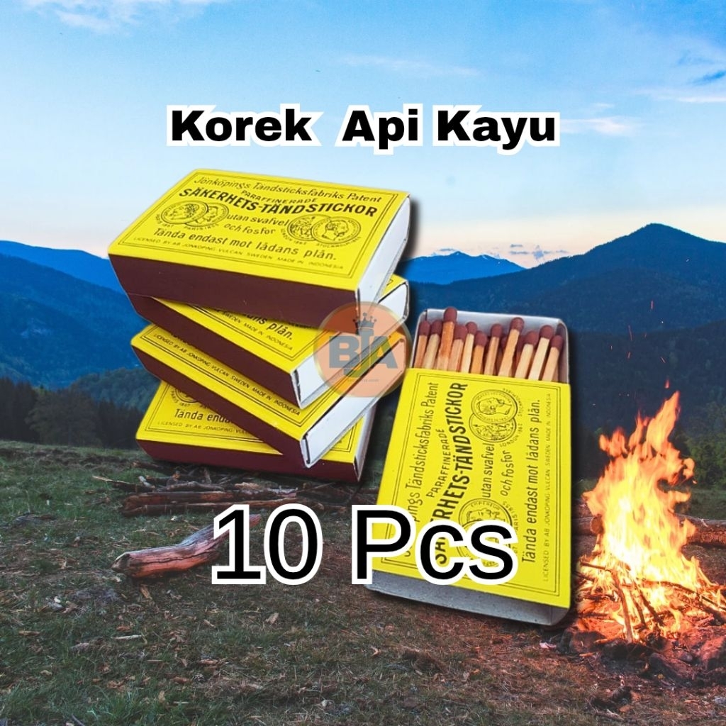 Dollar | 10 Pak Korek Kayu Dollar Ramah Lingkungan