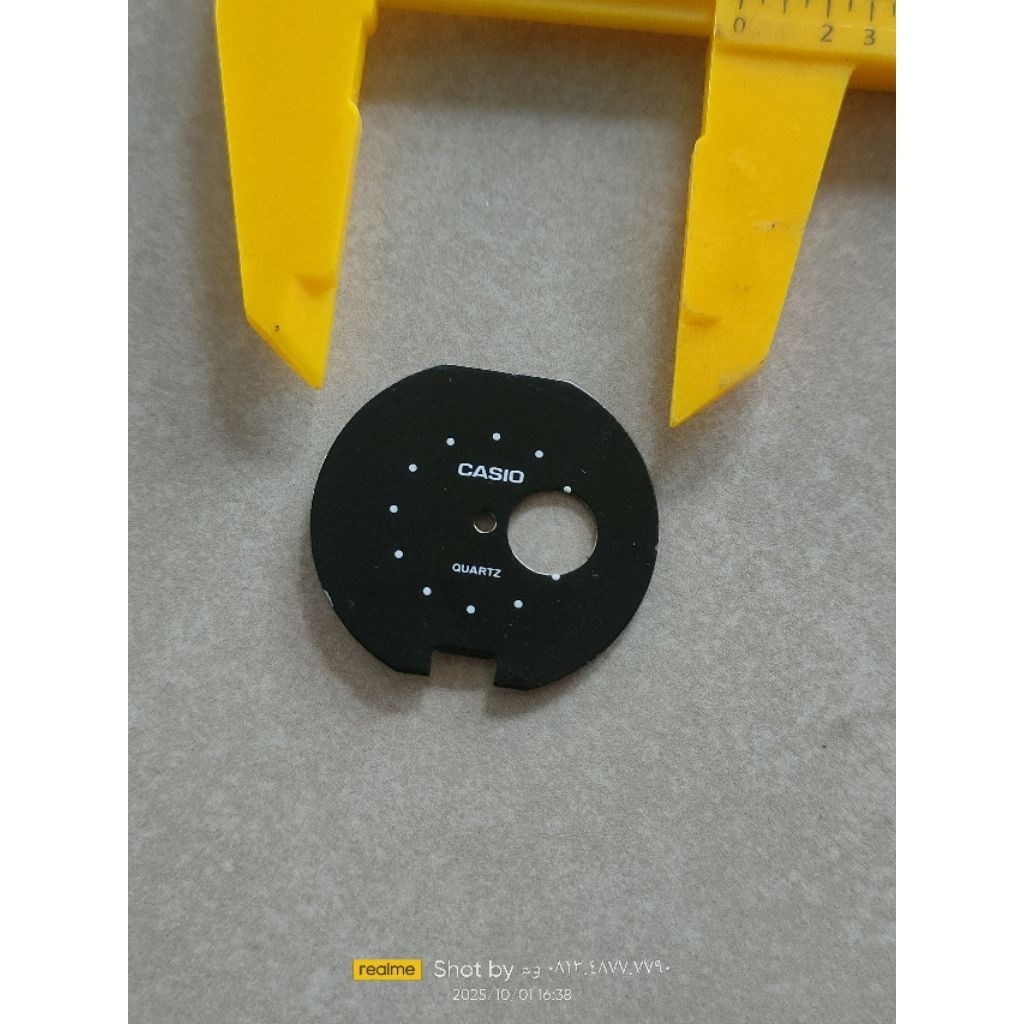 plat jam tangan Casio dial jam Casio no 253 second