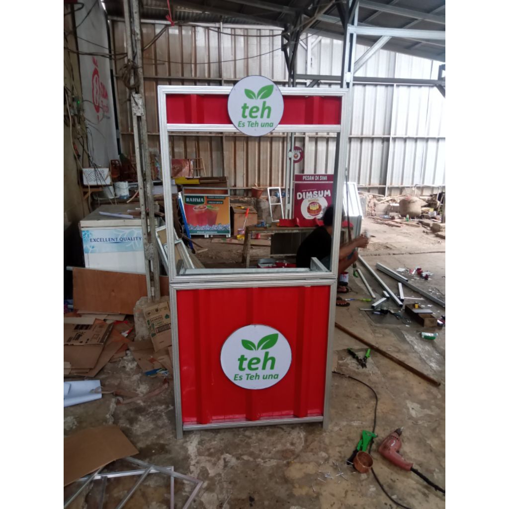 Booth Lipat Semi Container/Boothportable/gerobaklipat