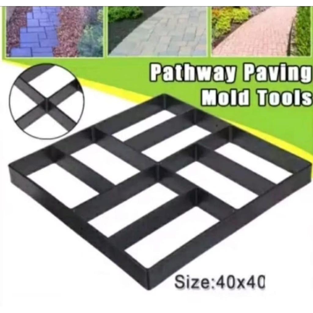 Cetak Paving Blok Motif Bata 40X40
