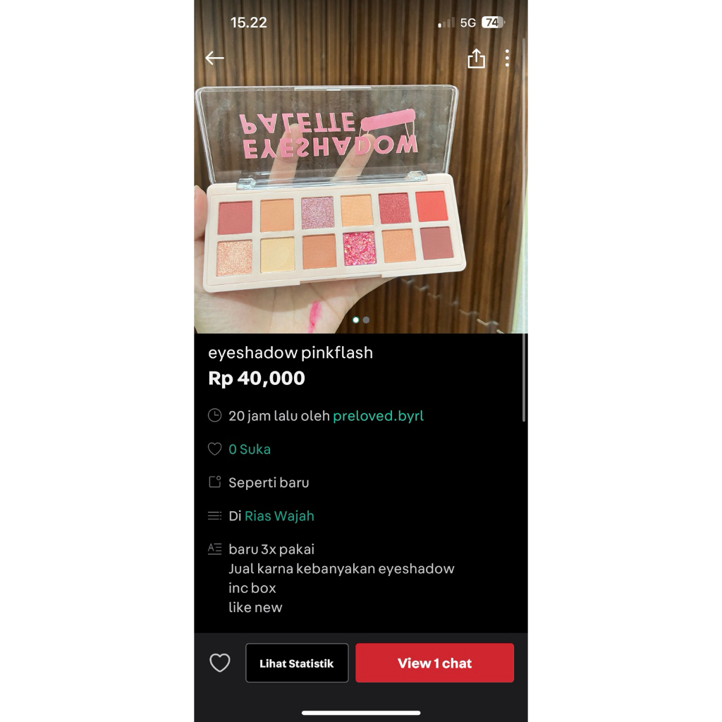 eyeshadow pinkflash