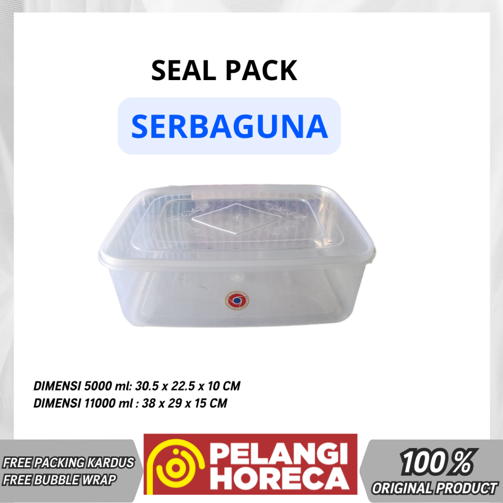 Kotak Makan Sealware Bening l Wadah Plastik Transparan l Kotak Makan Bahan Plastik