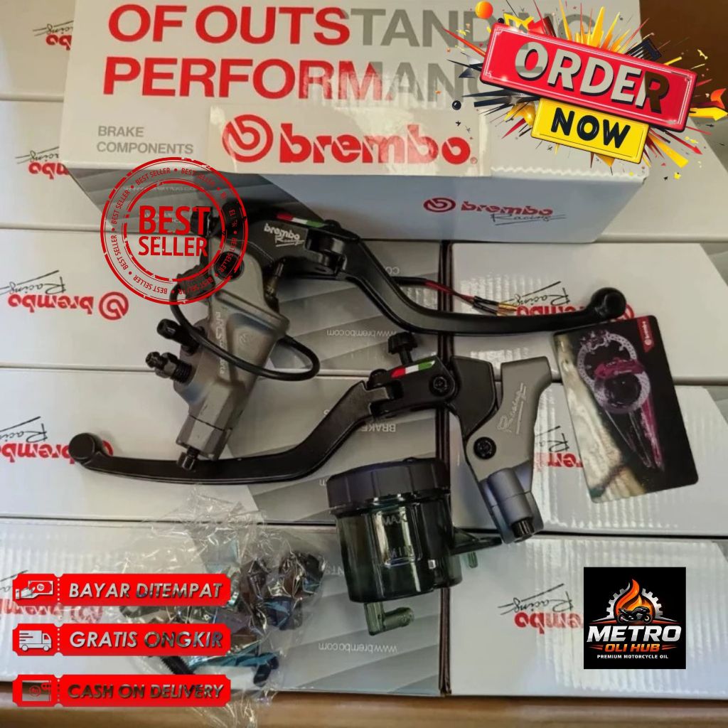 MASTER REM BREMBO CORSA CORTA VIETNAM 1 TABUNG RCS 19 MIO BEAT VARIO AEROX VIXION ORIGINAL