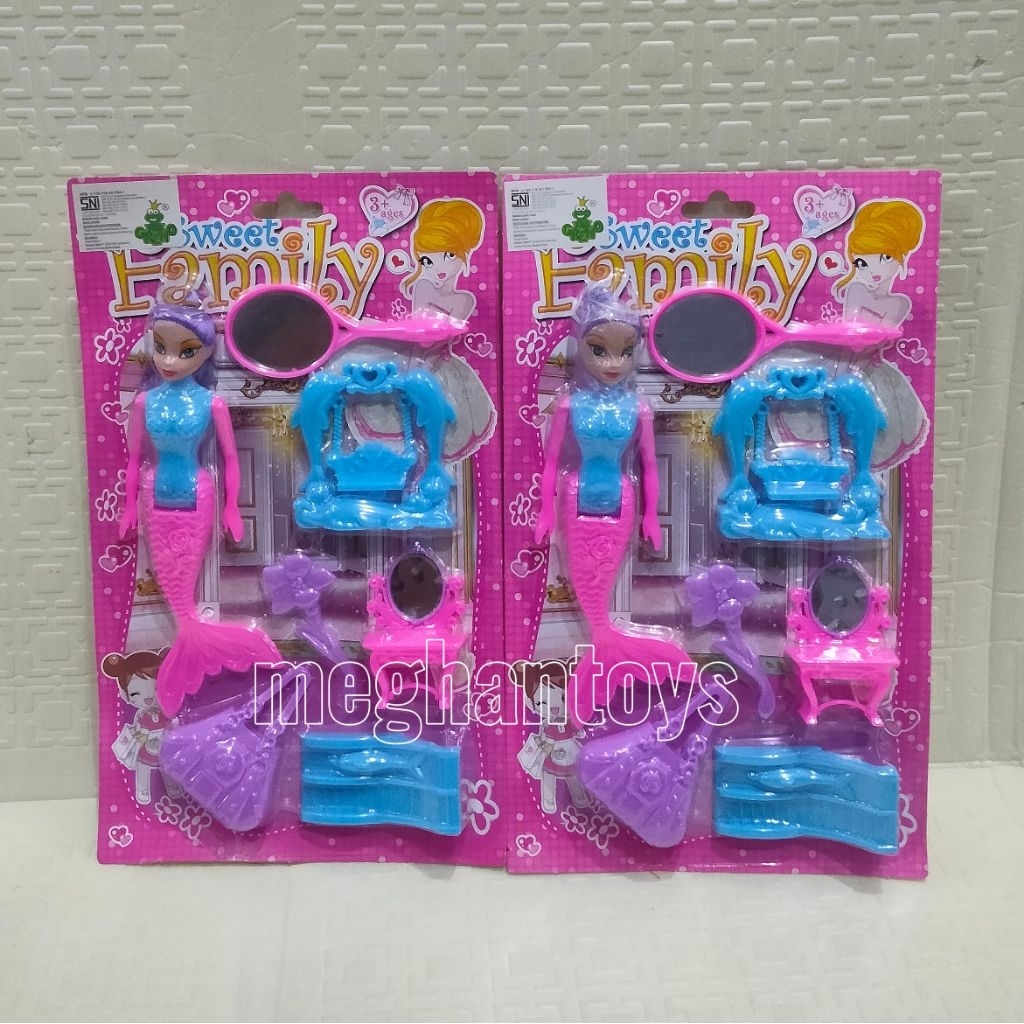 Sweet Family Mainan Anak Barbie Mermaid