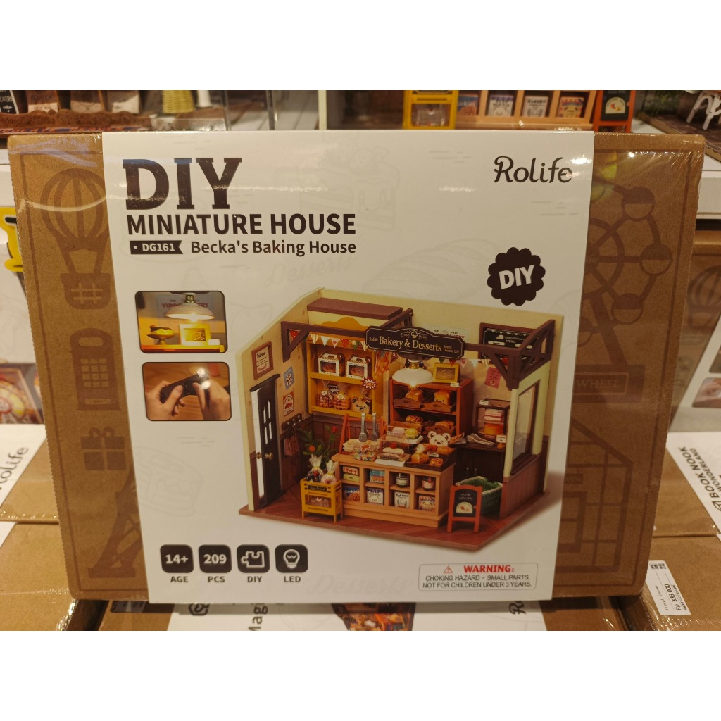DIY 3D Miniature House ROLIFE Becka's Baking House