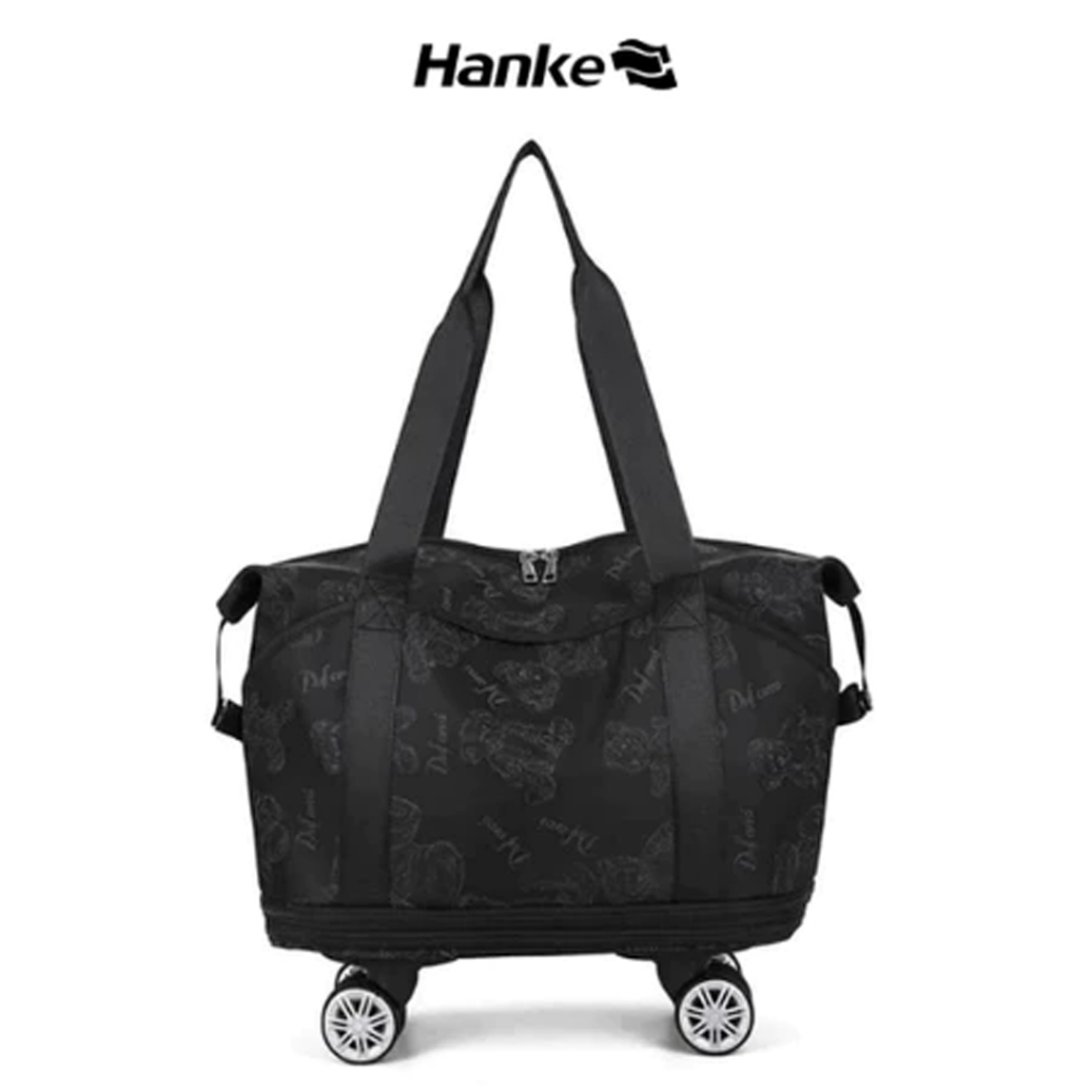 Hanke Tas Trolly Roda Trolley Koper Travel Slempang HandBag - BK3300