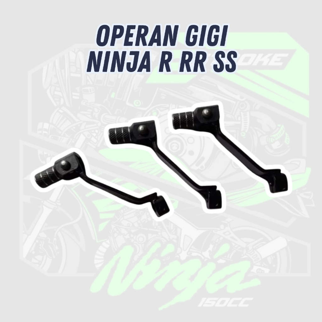 OPERAN GIGI NINJA PERSNELING TUAS GIGI NINJA R RR 150 HITAM