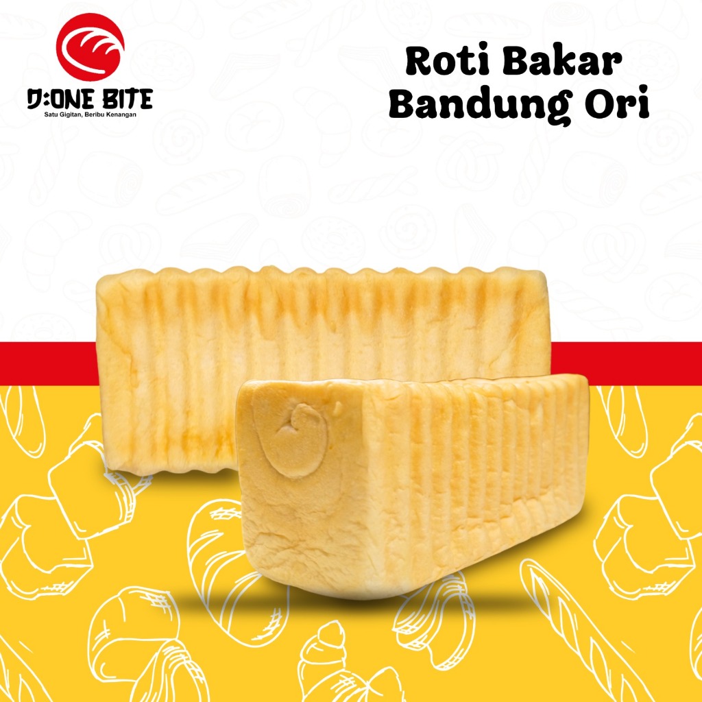 Roti bakar Bandung Original Tekstur Lembut
