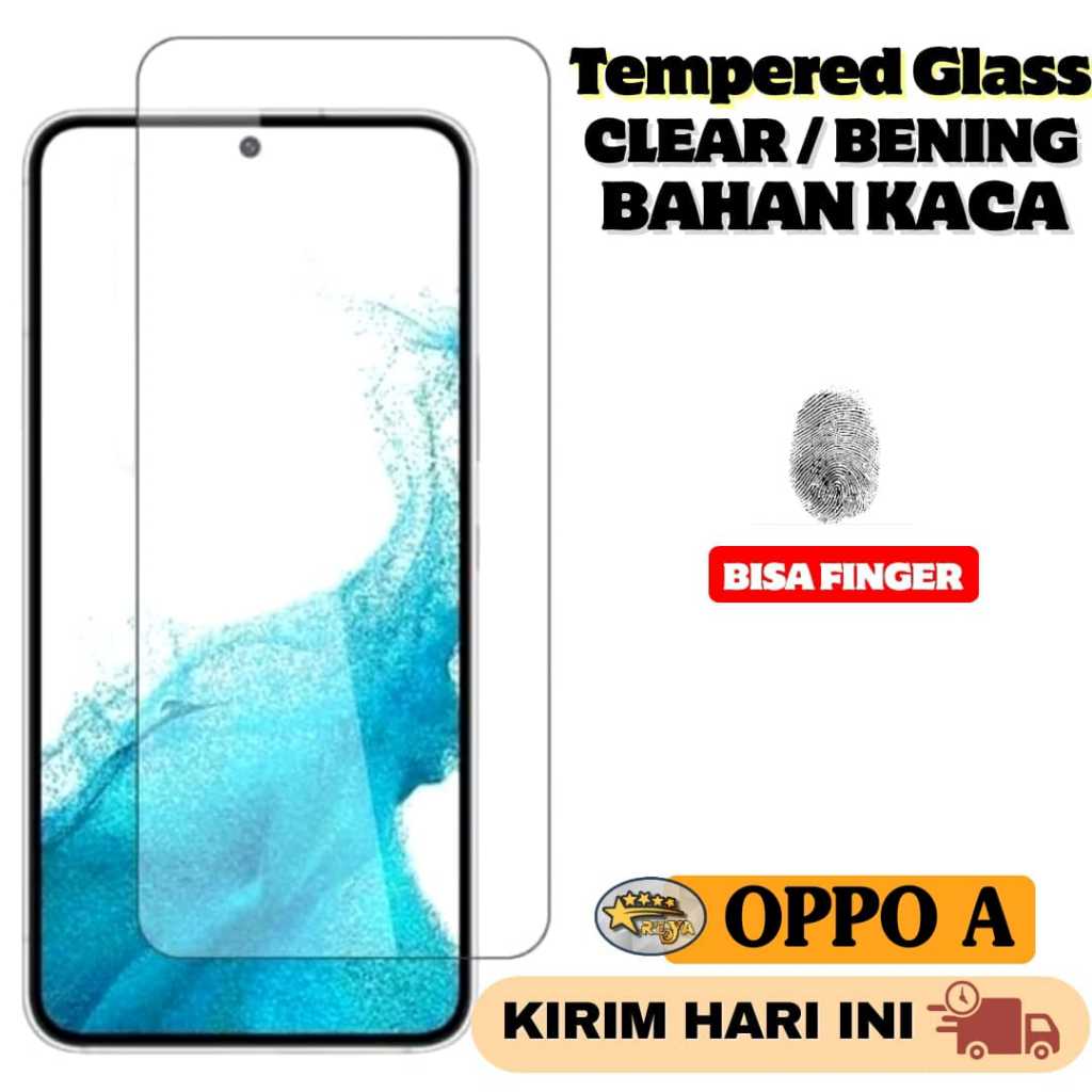Tempered glass KACA bening clear anti gores OPPO F1 F1F PLUS F3 F5 F7 YOUTH F1S F9 F11 PRO F17 F19 K