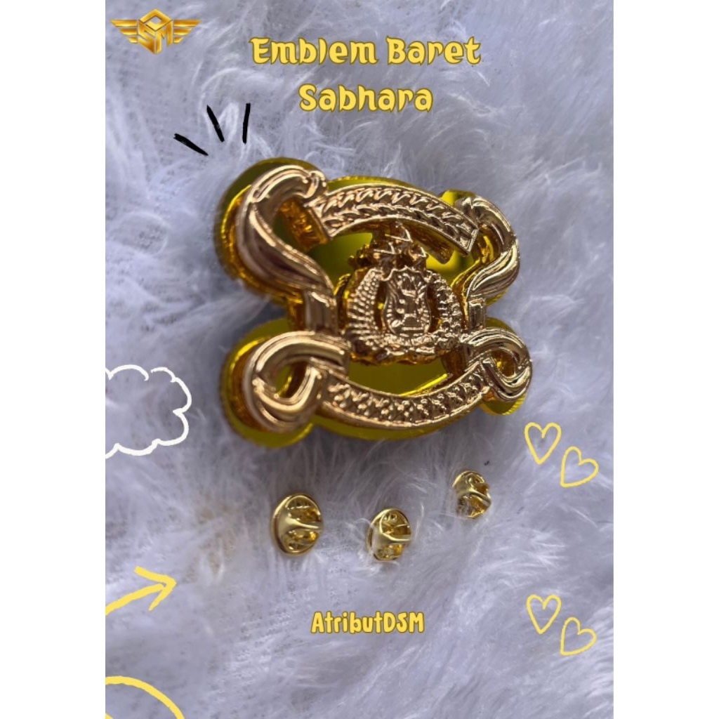 Emblem Baret Sabhara / Emblem Baret Sabhara Polri / Emblem Sabhara / Emblem Polri / Emblem Baret