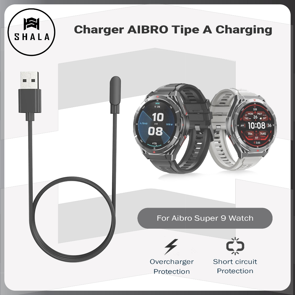 Kabel Charger Aibro Super 9 Smartwatch Tipe A Charging