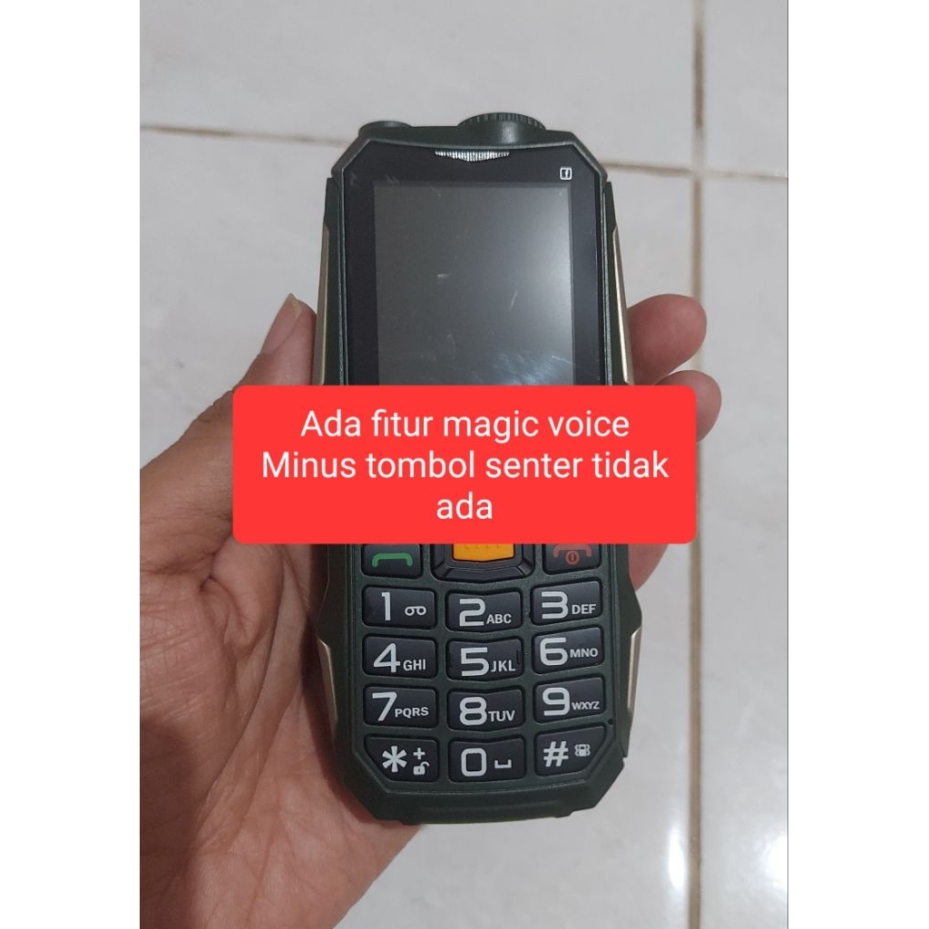 Hp magic voice minus tombol senter tidak ada