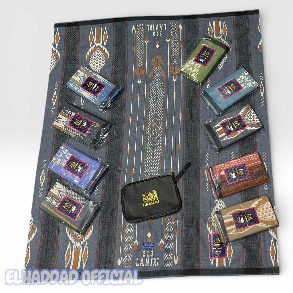 Sarung Lamiri SKT TKD Songket Dobby Original Murah +Tas