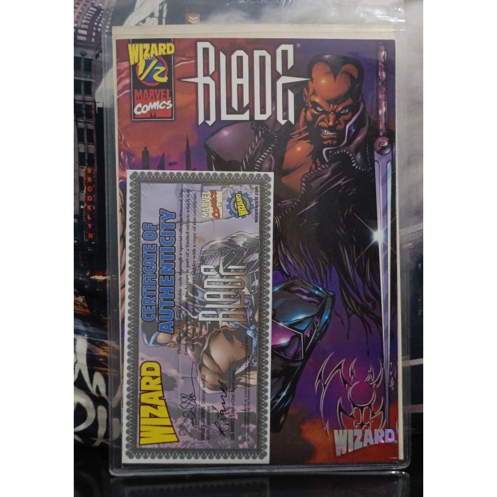 Komik LANGKA Marvel BLADE #1/2, WIZARD LIMITED EDITION