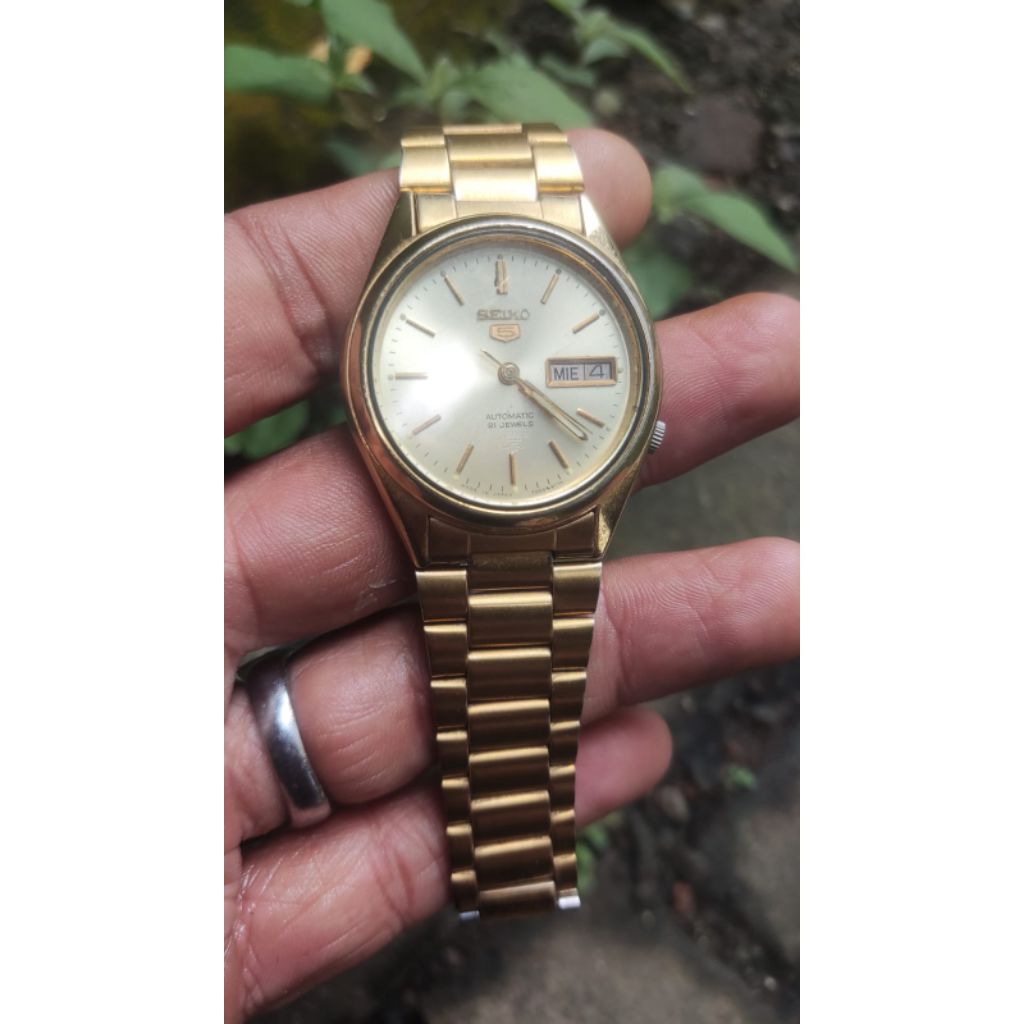 jam tangan Seiko otomatic second
