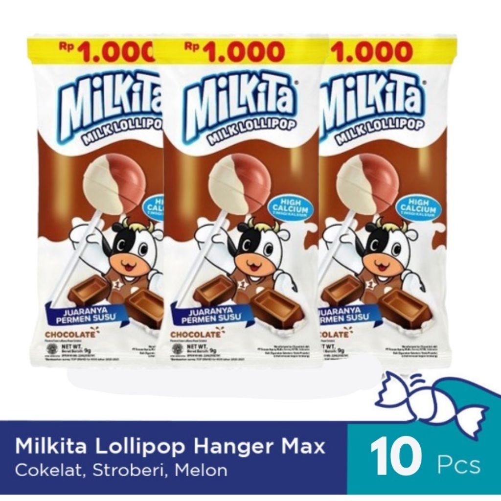 MILKITA LOLIPOP RENCENG isi 10