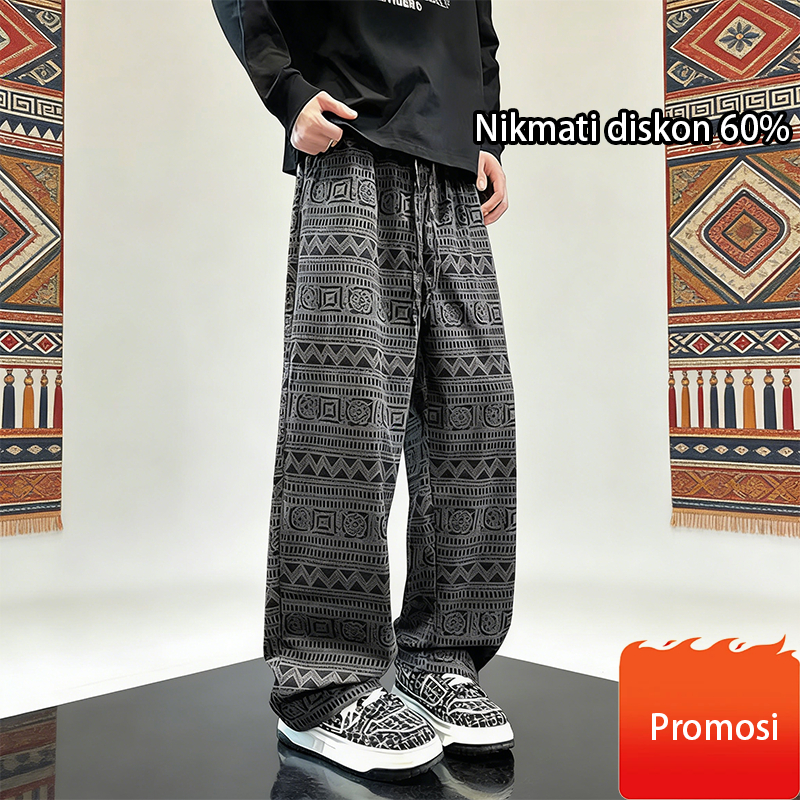 Celana panjang pria corduroy,Celana santai pria 3XL,Pinggang tengah,Bahan Lembut,Gaya Vintage