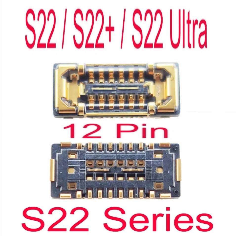 12 Pin FPC Socket Antena Sinyal di Mesin Samsung Galaxy S22 / Galaxy S22+ / Galaxy S22 Ultra