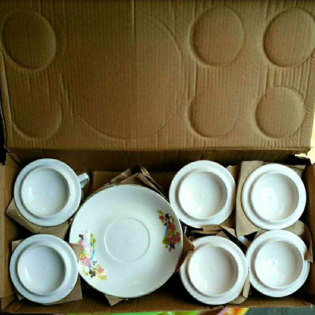 6 set cangkir warkop