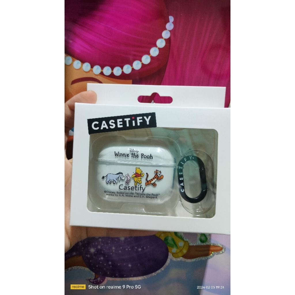 Casetify TWS Pooh n friends minecraft Layard atau tali gantung hp