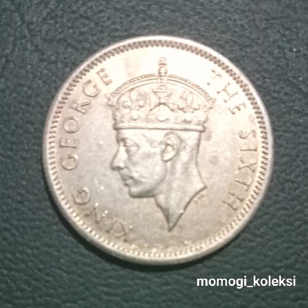 Koin 10 Cent Malaya Th.1950