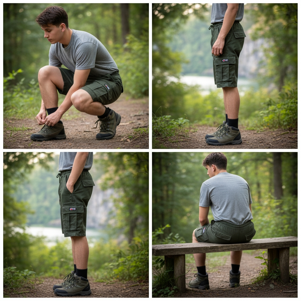 celana cargo pendek pria rider cargo joger green army celana pendek pria loreng army pants