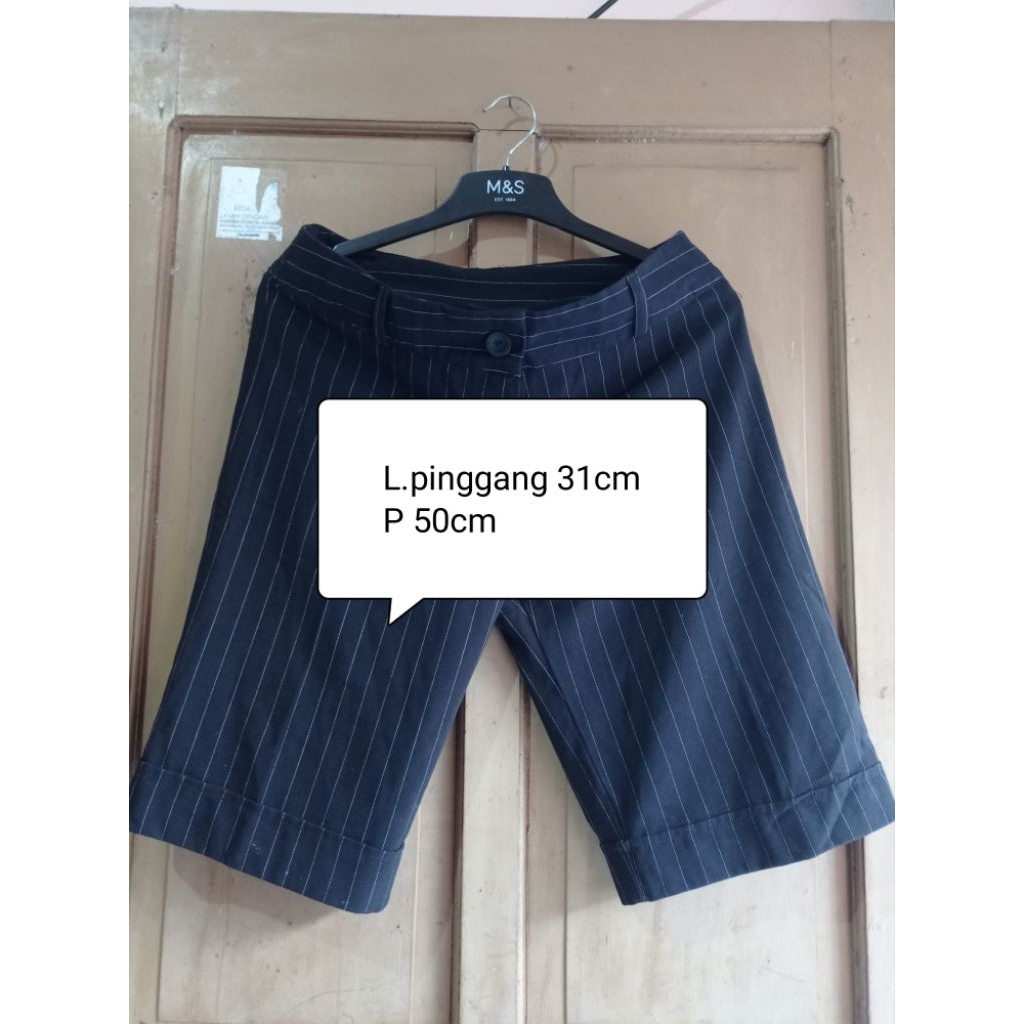 preloved celana Oro stripe pants katun unisex