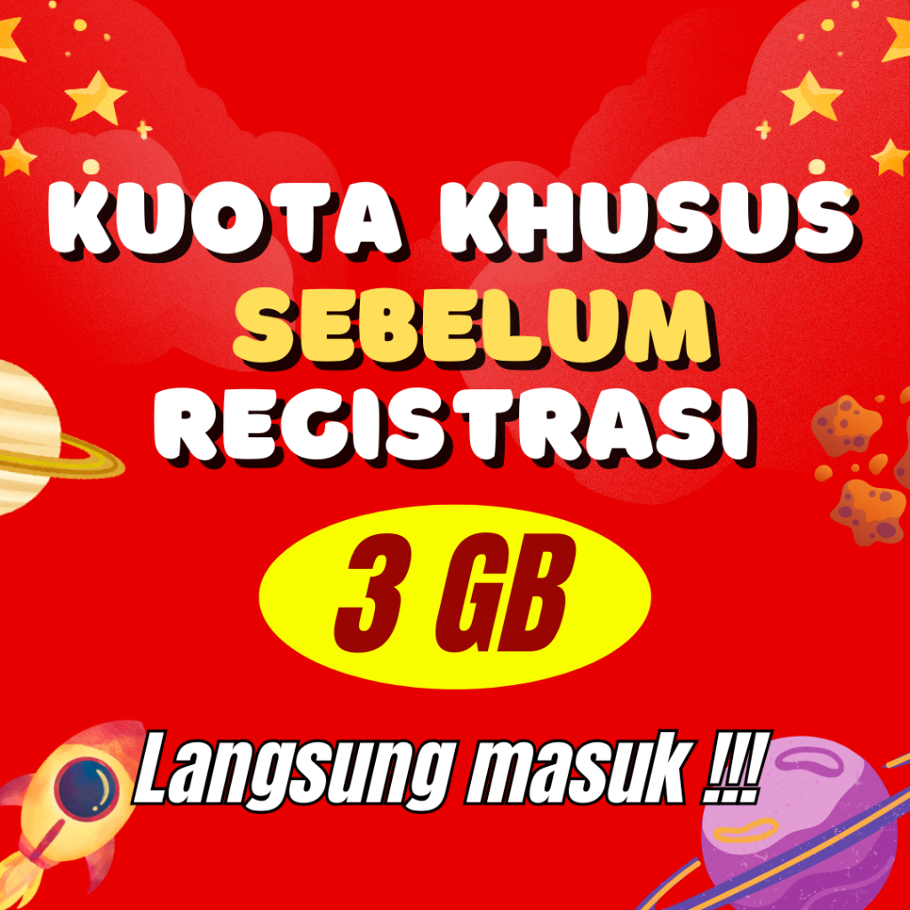 Inject Kuota All Operator Paket Data XL AXIS INDOSAT TRI TELKOMSEL BY U Kartu Perdana Kosongan Aktiv