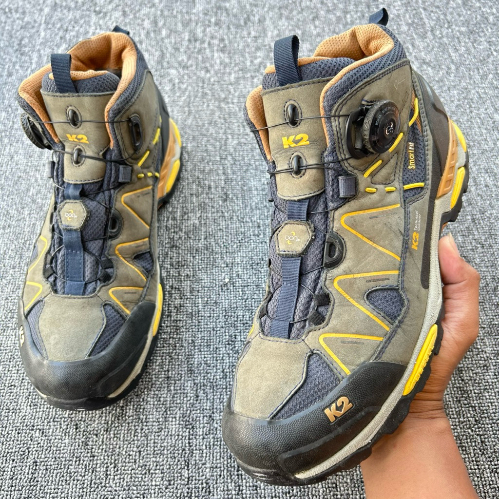 Sepatu Hiking K2 Technical Outdoor BOA System Gore-Tex Size 44.5 Panjang Insole 28 cm