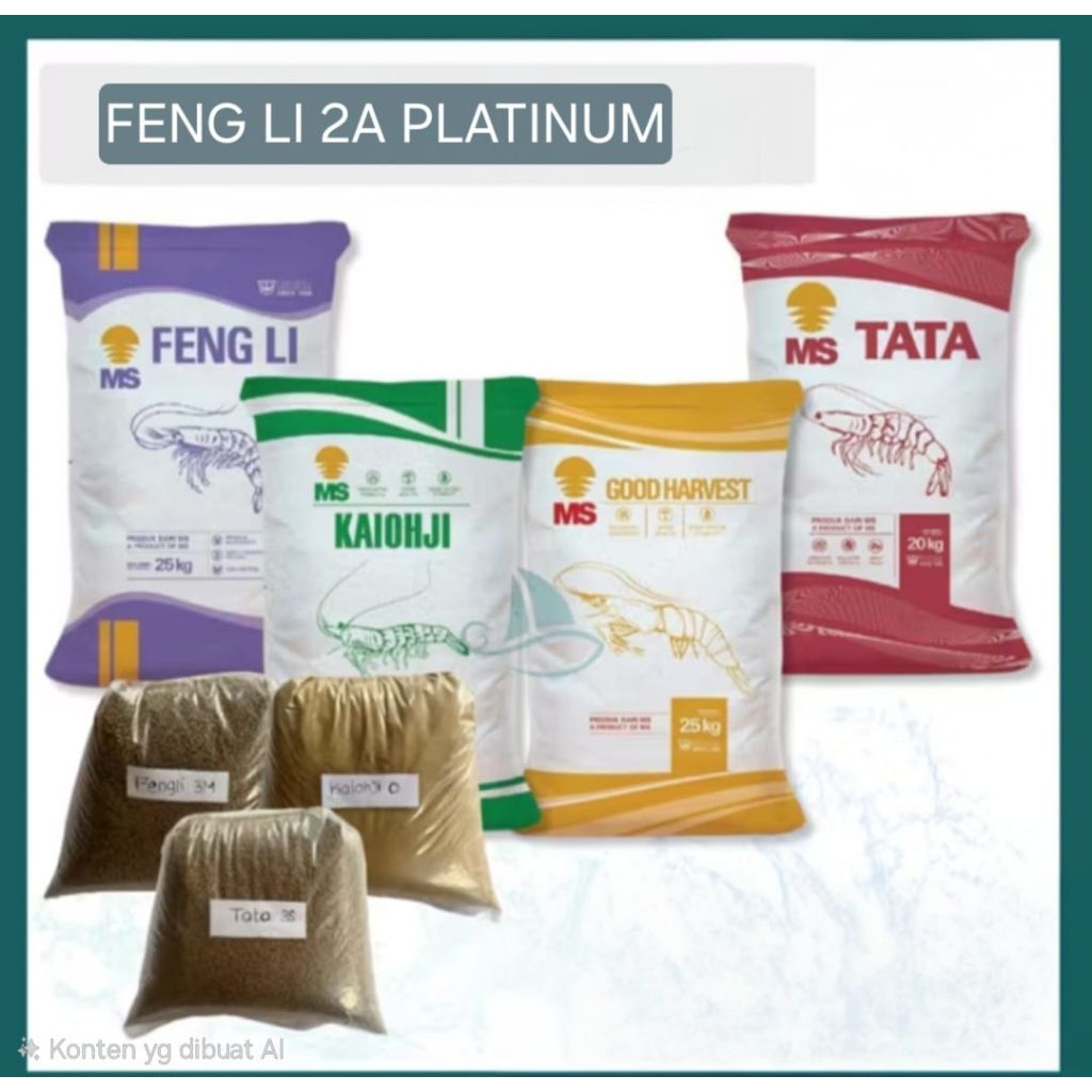 PELET FENG LI 3L FENGLI 3L PLATINUM 200gr 500gr 1000gr