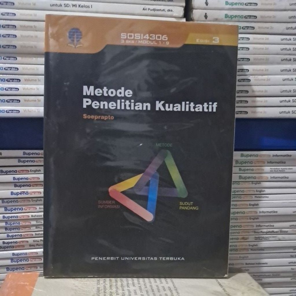 buku bekas ori ut METODE PENELITIAN KUALITATIF. BY SOEPRATO   EDISI  3. UT