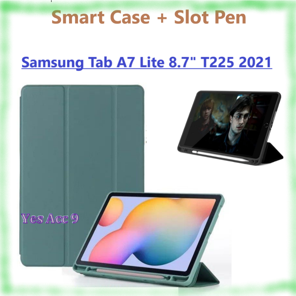 Case SAMSUNG TAB A7 LITE / Casing SAMSUNG TAB A7 LITE / 8.7 2021 T225 T220 Flip Smart Case Leather