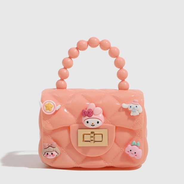 Tas Selempang Anak Mini Jelly Glossy Karakter