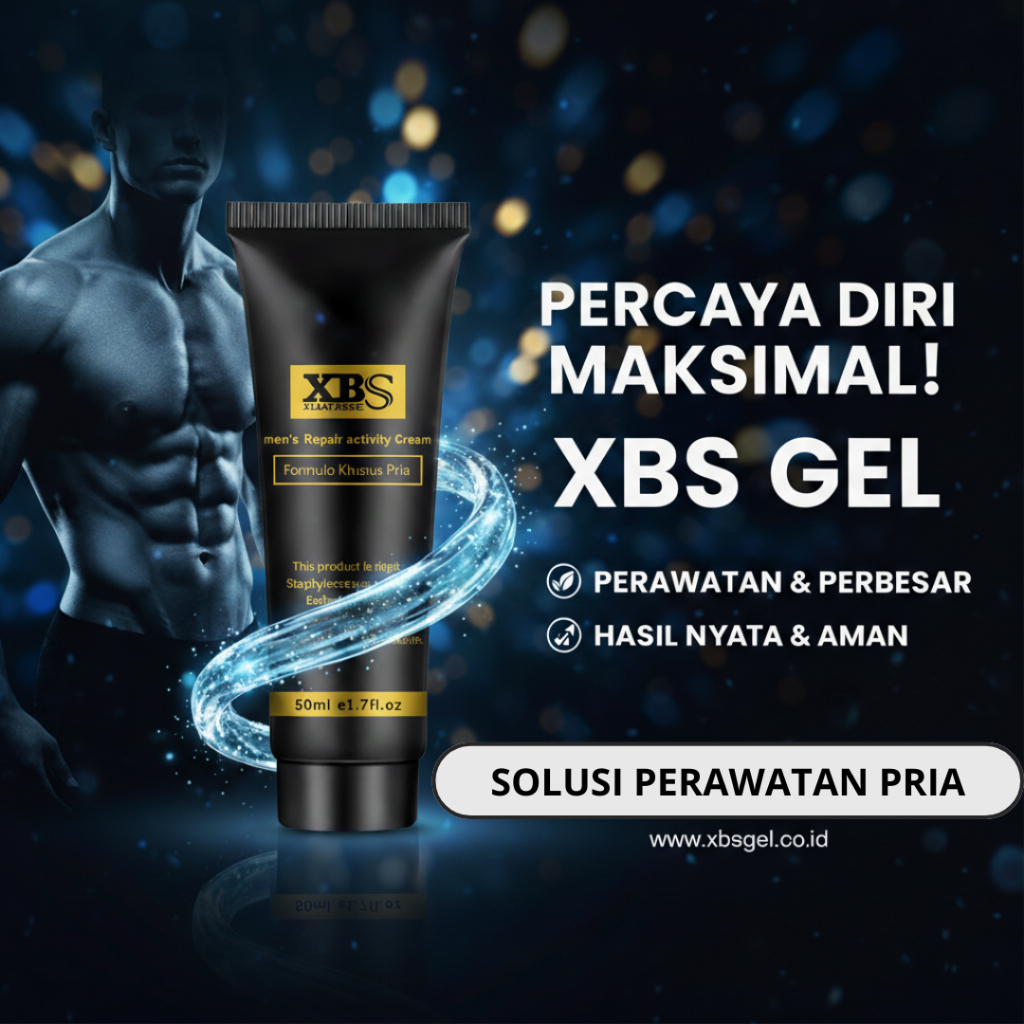XBS GEL - MINYAK PIJAT PEMBESAR JONI AMPUH ORIGINAL 50 ML BAYAR DI TEMPAT