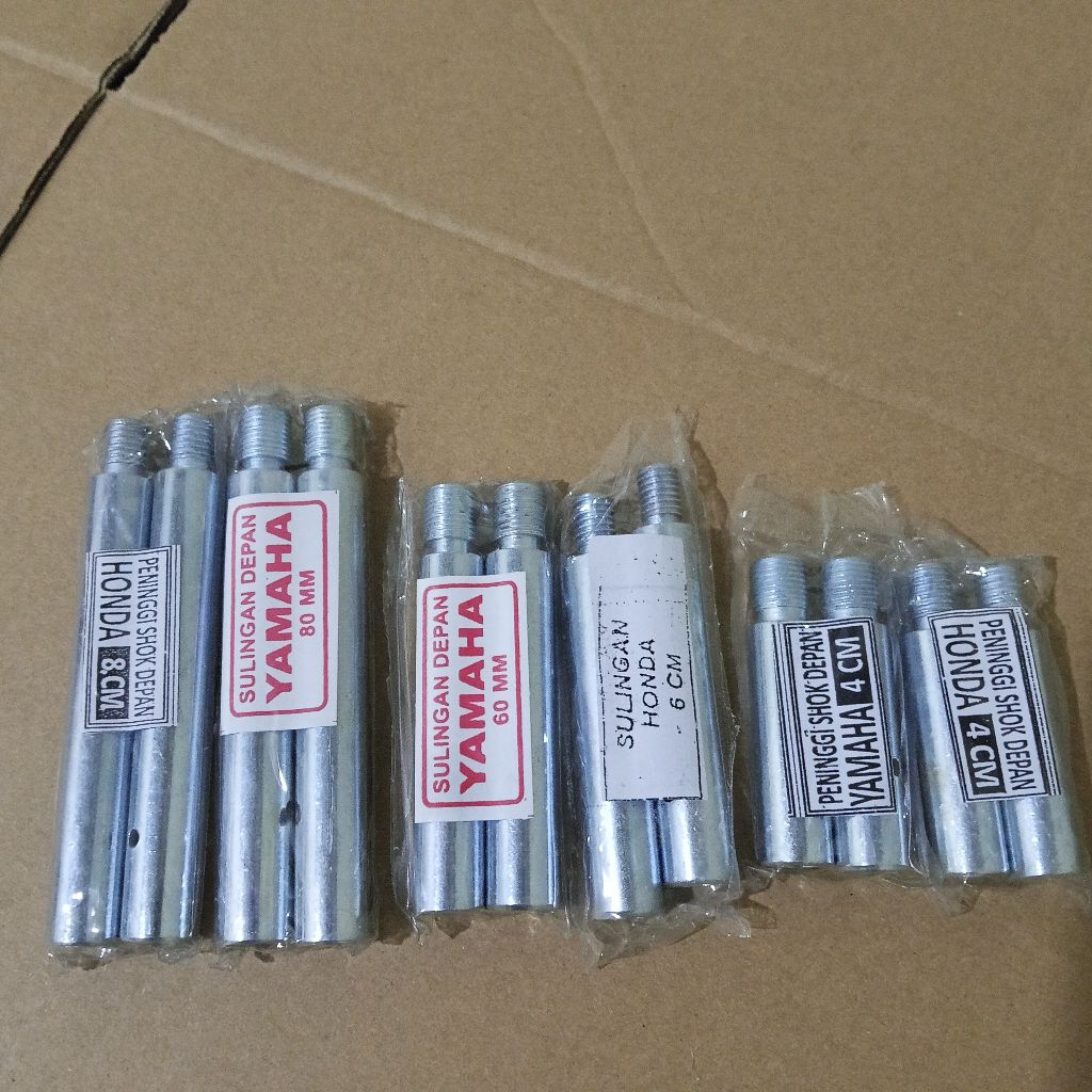 PENINGGI SULING SHOCK DEPAN MATIC BEBK BEAT MIO SUPRA DLL 4CM 6CM 8CM