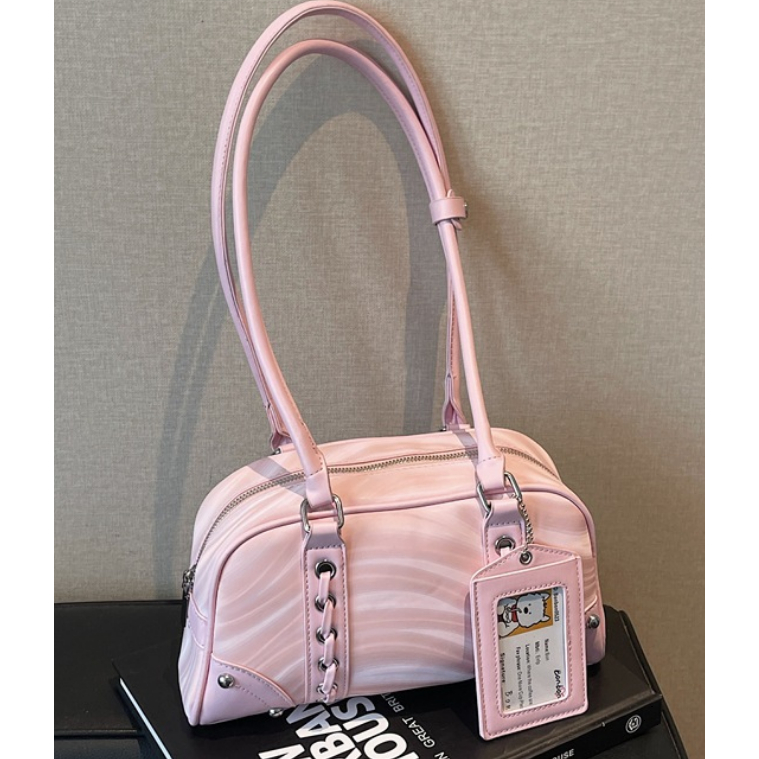 Bag Wanita Large Casual pillow/bowling bag | Shoulder Wanita Bag Pink