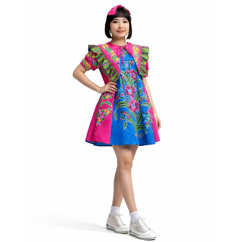 Dress Anak Dress Batik Anak Qory Dress