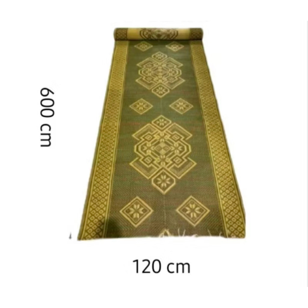 Tikar Gulung Panjang 600cmx120cm Cap Gajah Mas | Tikar Gulung Plastik Panjang | Tikar Gajah Roll