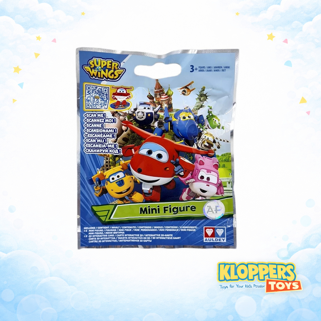 Mystery Blind Bag Super Wings Mini Figure Original - Miniatur Figure Jett & Friends