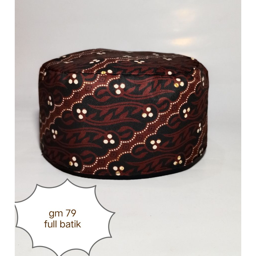 peci lipat batik pekalongan