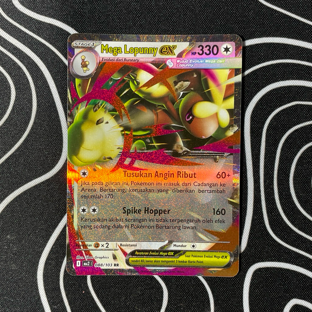 Mega Lopunny EX RR (Kobaran Biru)