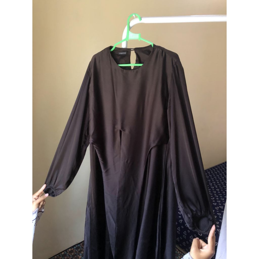 preloved dress, preloved gamis, preloved dress satin