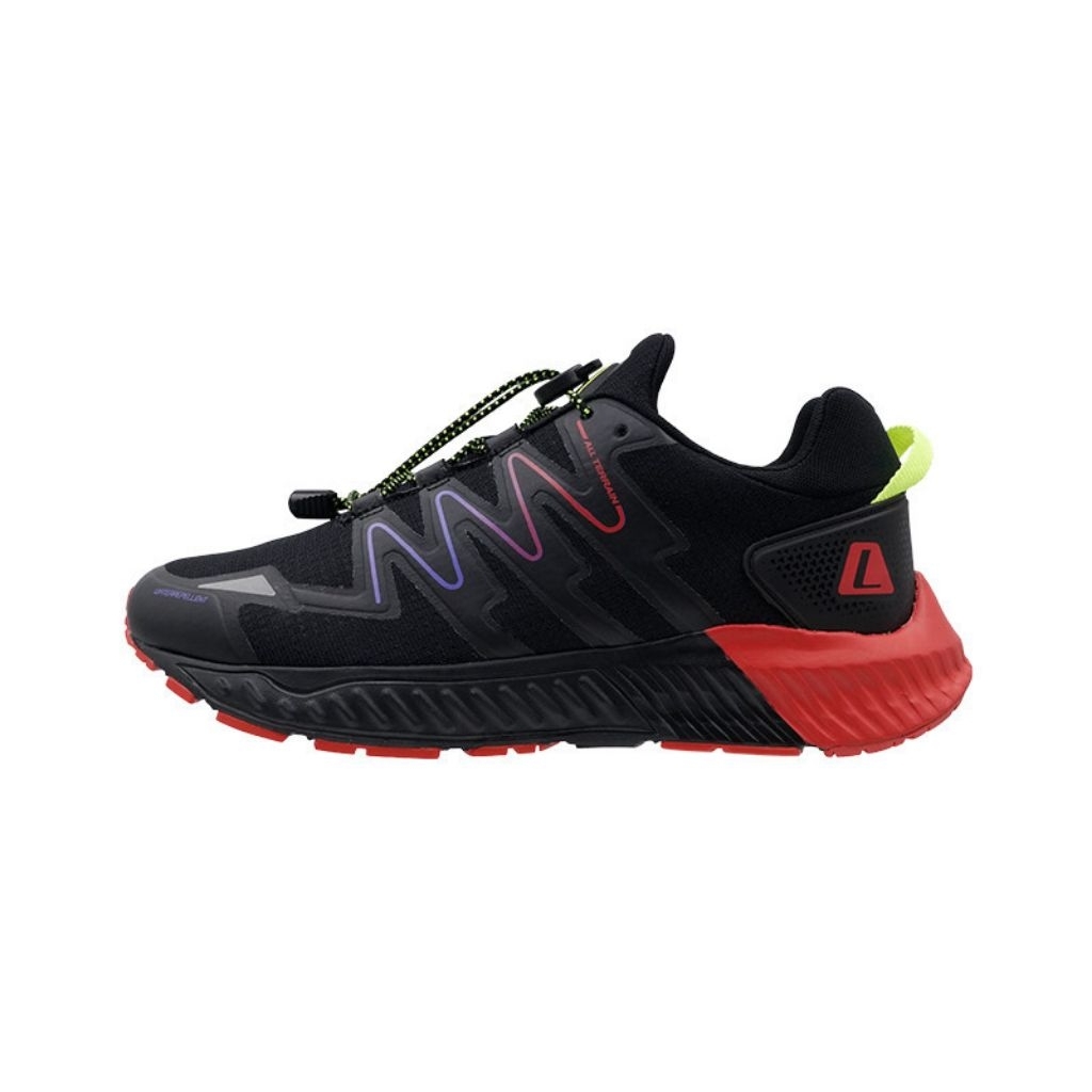 Sepatu League Kumo 2 Black Running Shoes Pria Wanita Original New 2024